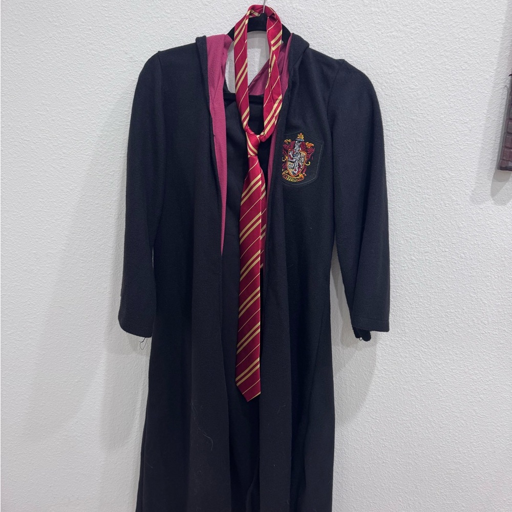Harry Potter Black and Red Wizard Robe with Tie